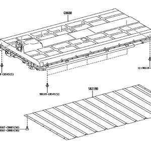 Toyota 5821903020 parts diagram