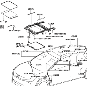 Toyota 6320103030 parts diagram