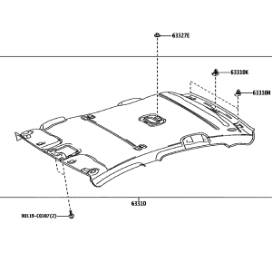 Toyota 6331003040B2 parts diagram