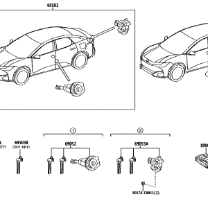 Toyota 6905203010 parts diagram