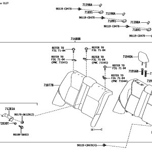 Toyota 7107703110B3 parts diagram