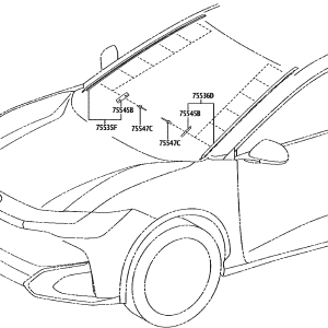 Toyota 7553503020 parts diagram