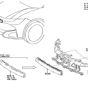 Toyota 8121A03020 parts diagram
