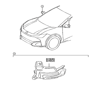 Toyota 81730-F4010 parts diagram