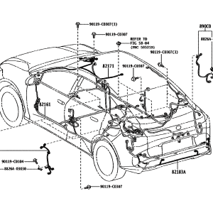Toyota 8216103040 parts diagram