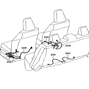 Toyota 821910R120 parts diagram