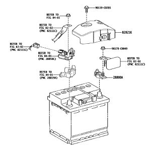 Toyota 8267503010 parts diagram