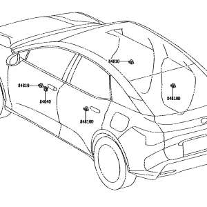 Toyota 8404003010 parts diagram