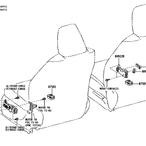 Toyota 849210R060C0 parts diagram