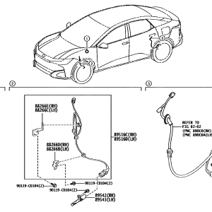 Toyota 8826603010 parts diagram