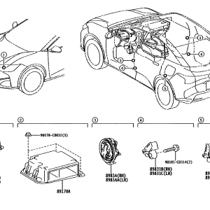 Toyota 8917003010 parts diagram
