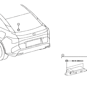 Toyota 897B003010 parts diagram