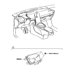 Toyota 8998103020 parts diagram
